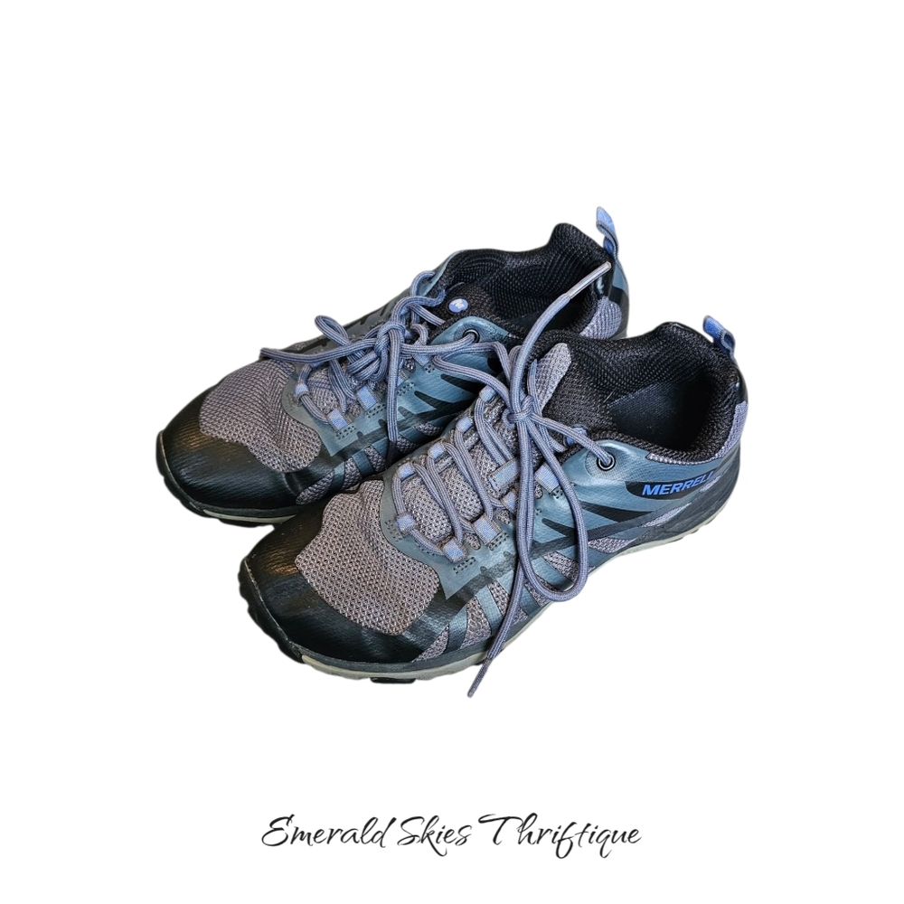 Merrell Siren Edge Q2 Hiking Shoes Sneakers Women's Size 6.5 Gray Black Outdoor.